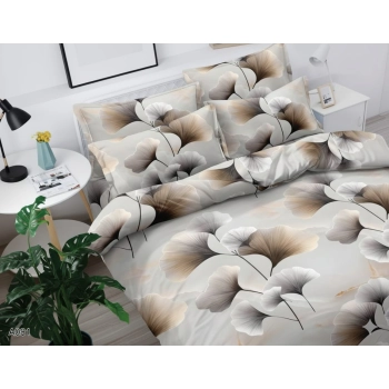 Pościel 140x200 z prześcieradłem bawełna satynowa 4cz PK496